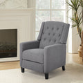 ‍Single Recliner Sofa Chair Adjustable 140° Grey Fine Linen Wood Legs (100% off)