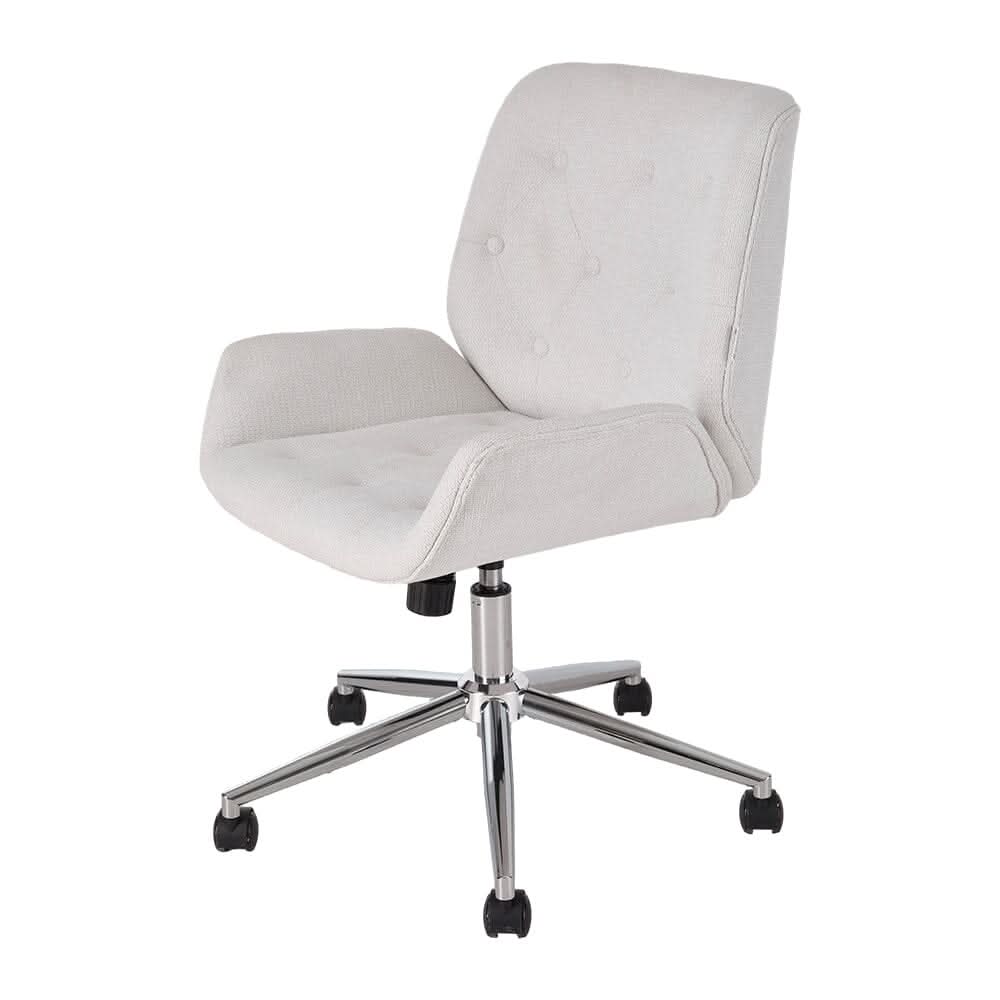 Vintage Executive Office Chair with PU Leather or Chenille Upholstery