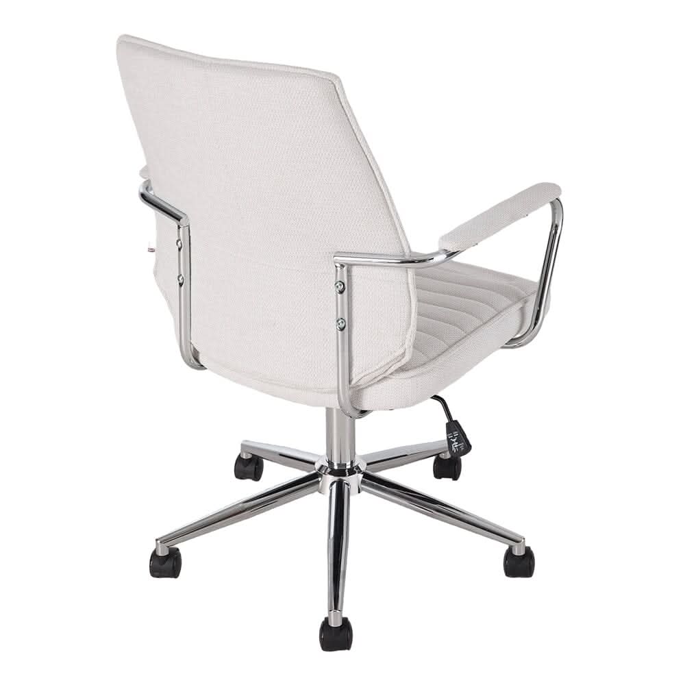 Vintage Executive Office Chair with PU Leather or Chenille Upholstery