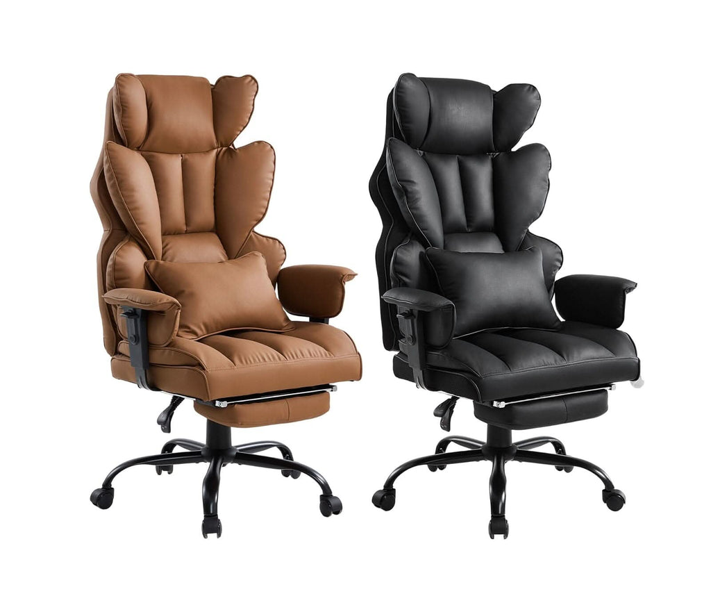 Executive Recliner Office Chair with Retractable Footrest