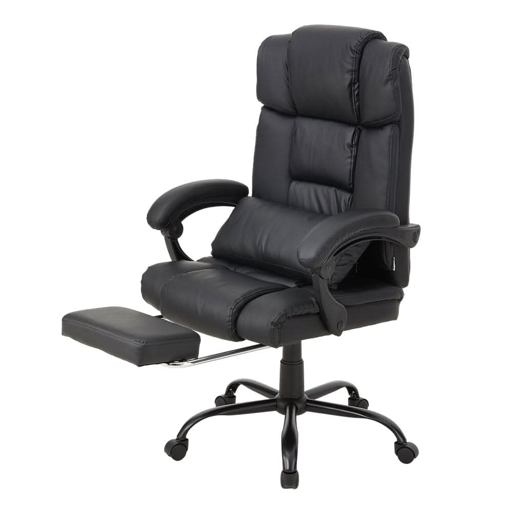 Professional Executive Chair with Linked Armrest Footrest