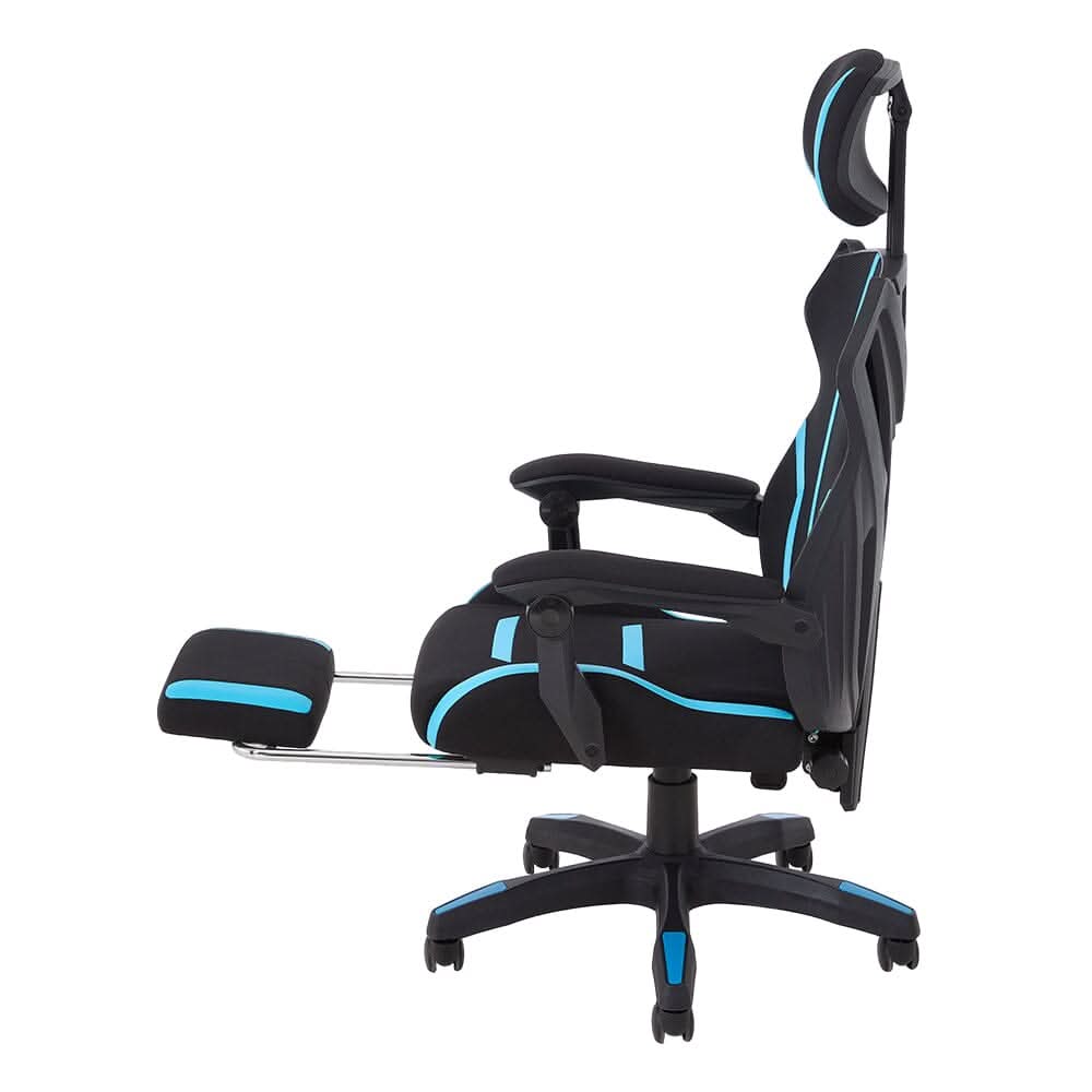 Mesh Gaming Chair with Footrest & Linkage Armrests