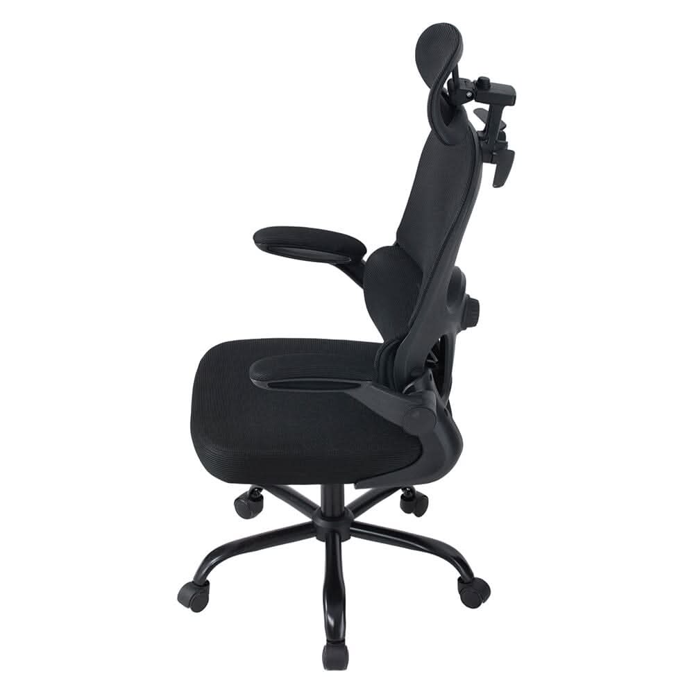 Executive Office Chair with Foldable Clothes Hanger