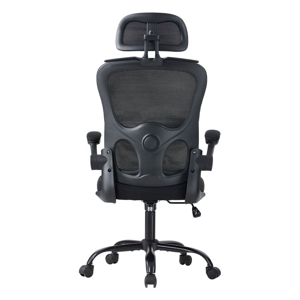 Executive Office Chair with Foldable Clothes Hanger