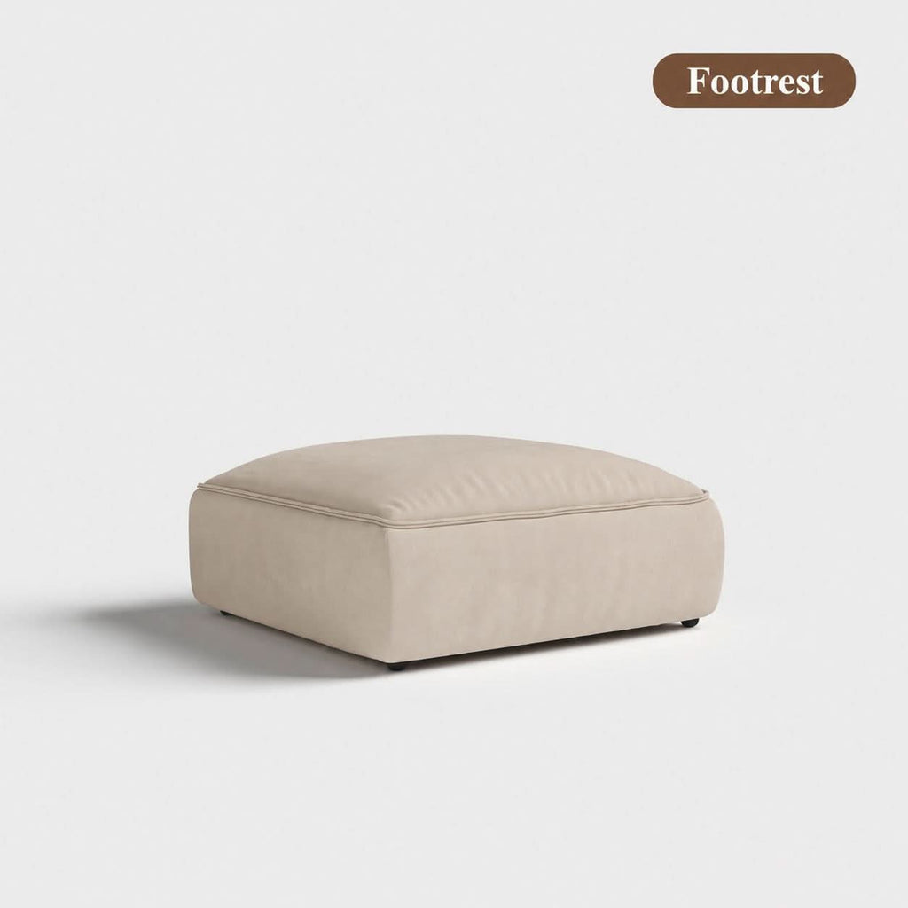 Cottonfy Cat-Scratch Resistant Fabric Elephant Ears Style Corner Sofa