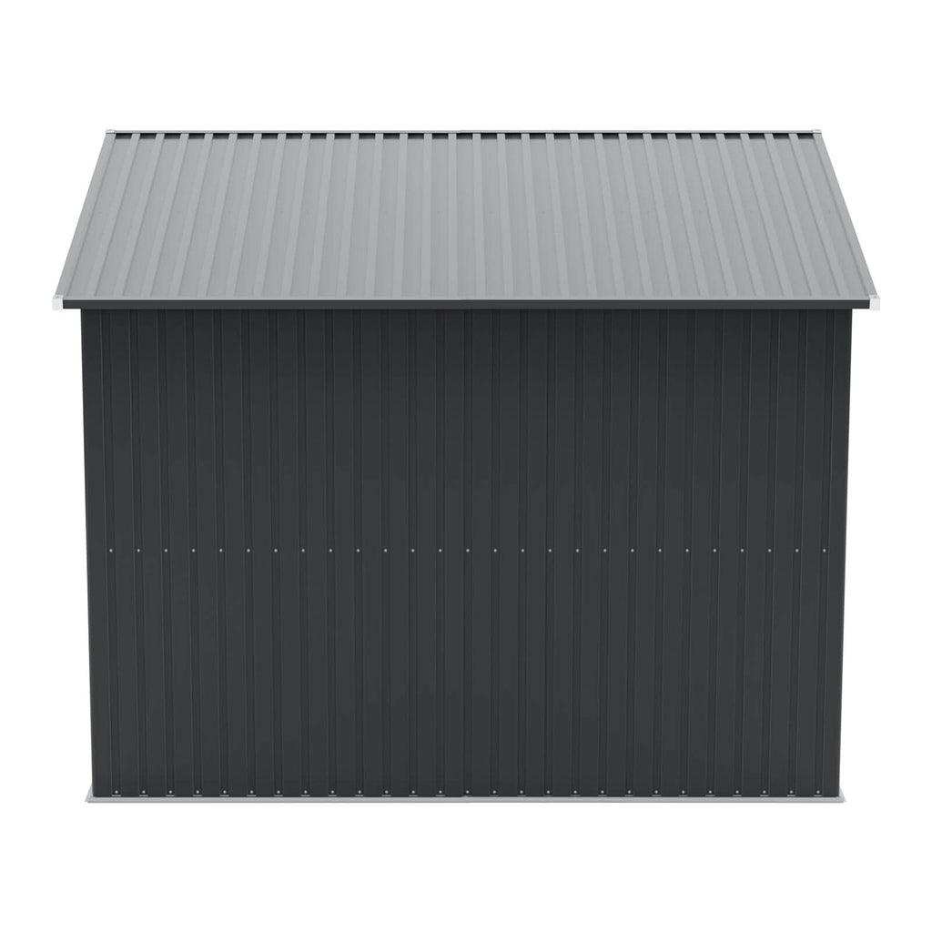 Metal Garden Shed & Greenhouse Combo with Acrylic Panels