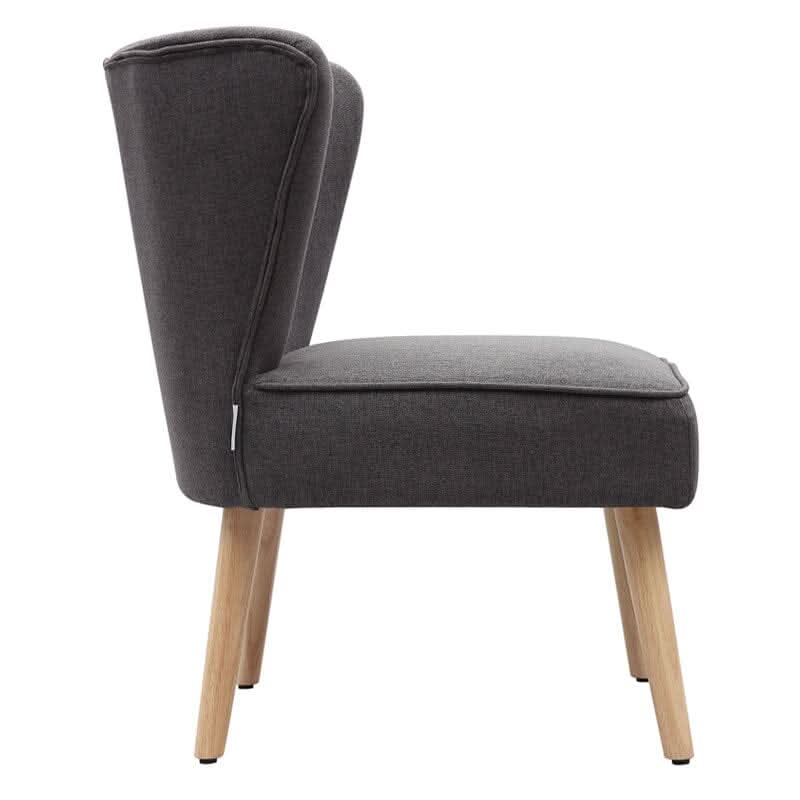 Medium Single Leisure Armchair with Wooden Legs