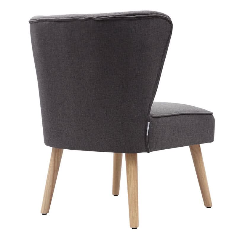 Medium Single Leisure Armchair with Wooden Legs