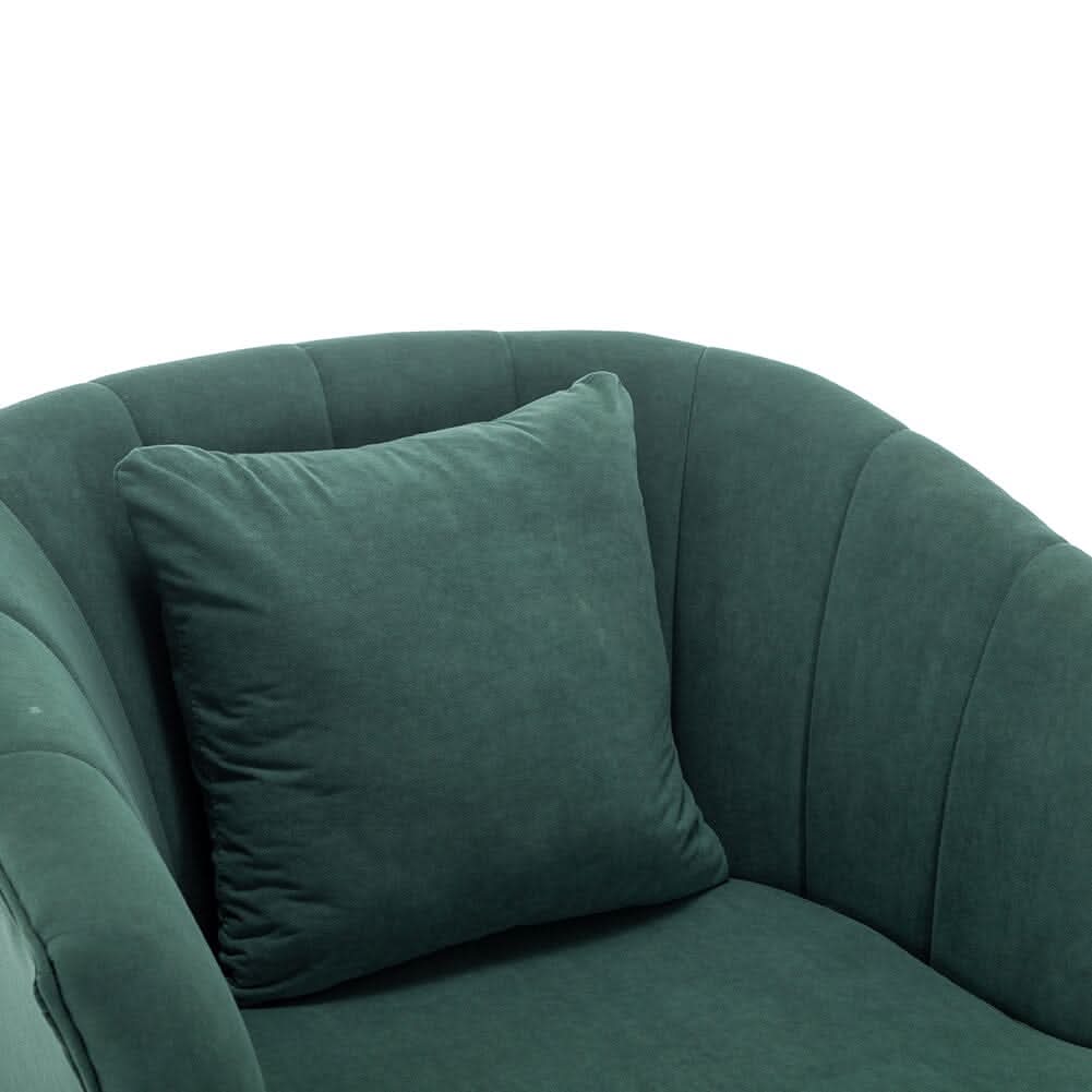 Premium Single Armchair with Gold Metal Legs