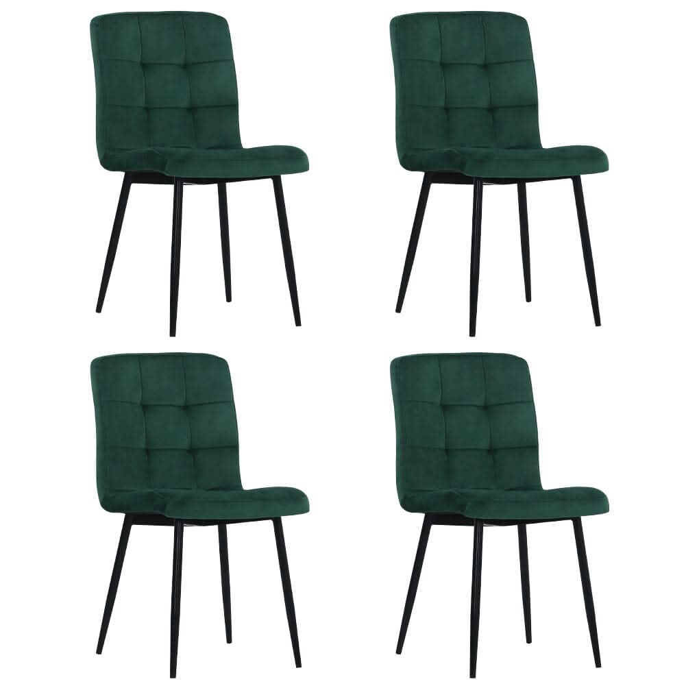 44cm Wide Retro Velvet Accent Desk Chair Dining Desk Chairs