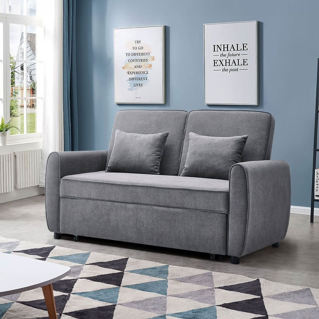 Convertible Pull Out Sofa Bed with Reclining Backrest