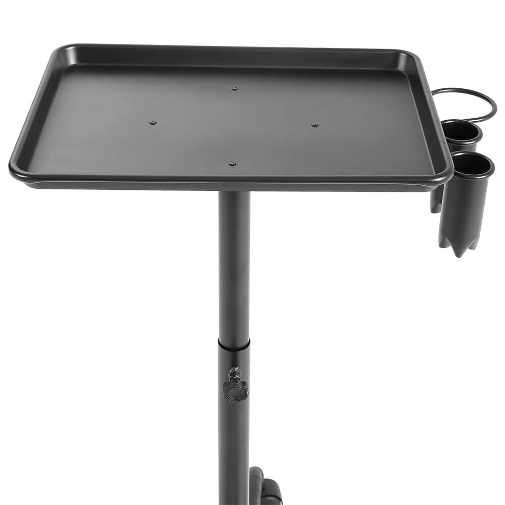Adjustable Salon Tray Cart on Wheels