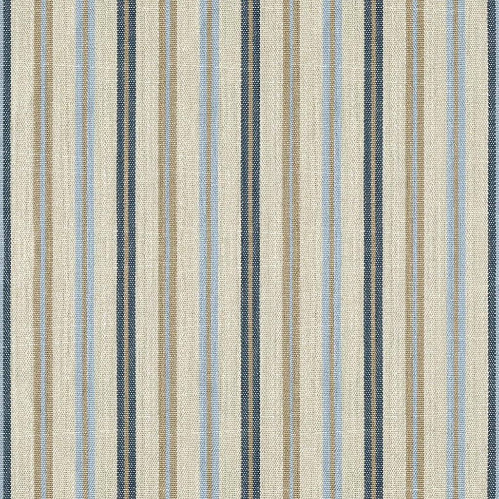 Cottonfy 3 Seater Striped Sofa with Removable Covers and Skirted Design