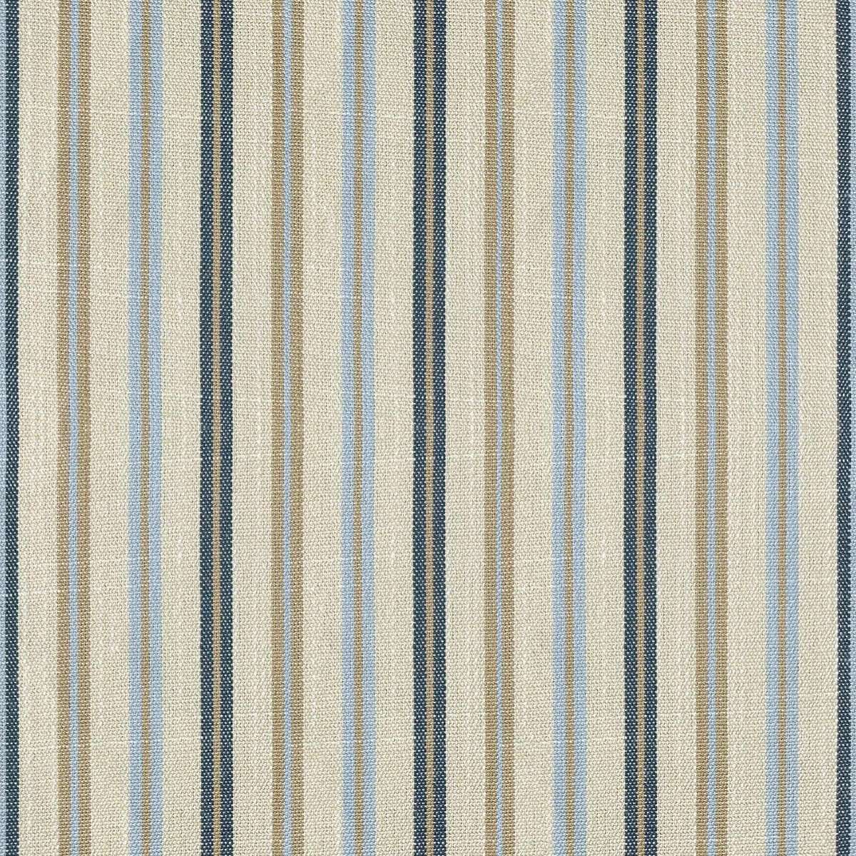 Cottonfy 3 Seater Striped Sofa with Removable Covers and Skirted Design