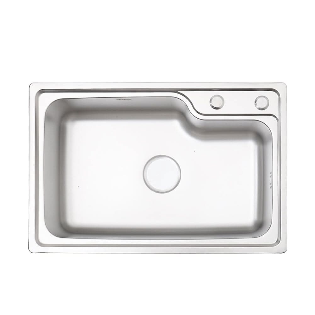 60/68cm W Stainless Steel Kitchen Sink Single Bowl Catering