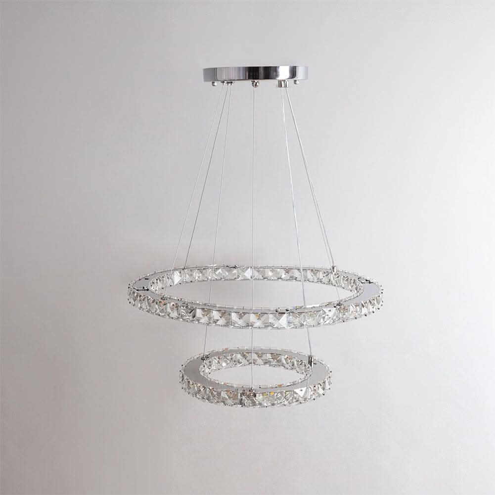 Premium 48W Cool White LED Ring Light with Dual Circles