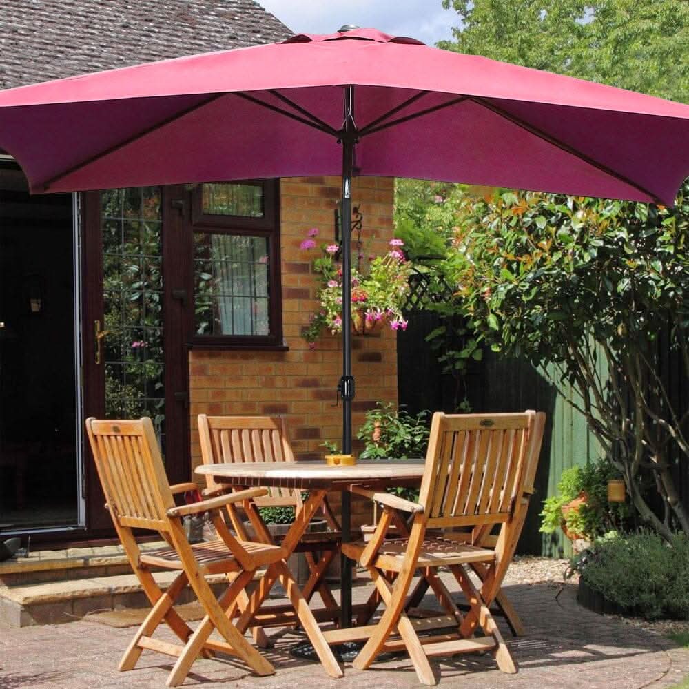 3M Sunshade Parasol Umbrella Easy Tilt for Outdoor Market Table