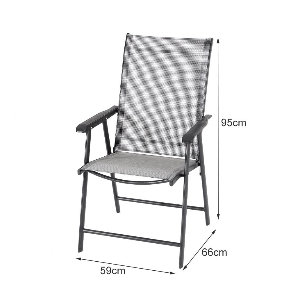 4/6 Seater Glass Garden Table with Parasol Hole