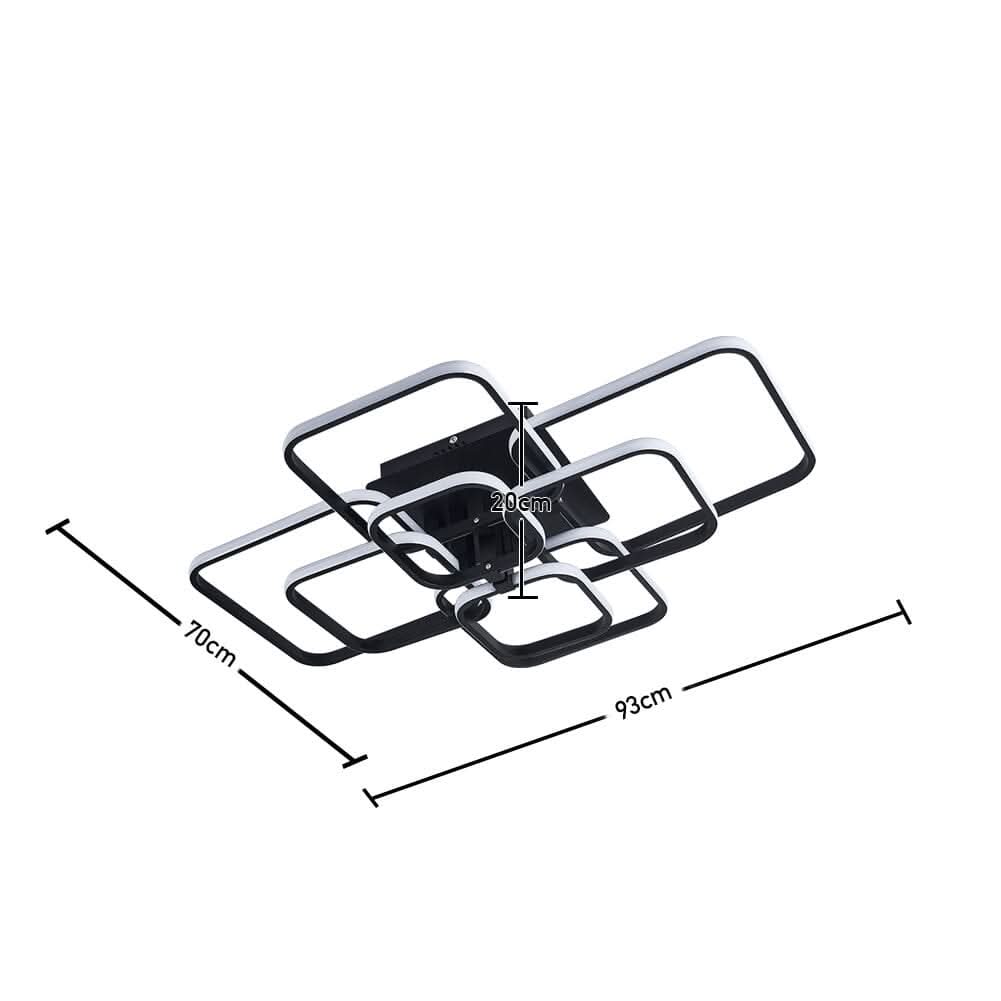 Contemporary LED Energy-efficient Semi Flush Ceiling Light