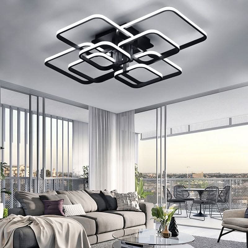 Contemporary LED Energy-efficient Semi Flush Ceiling Light