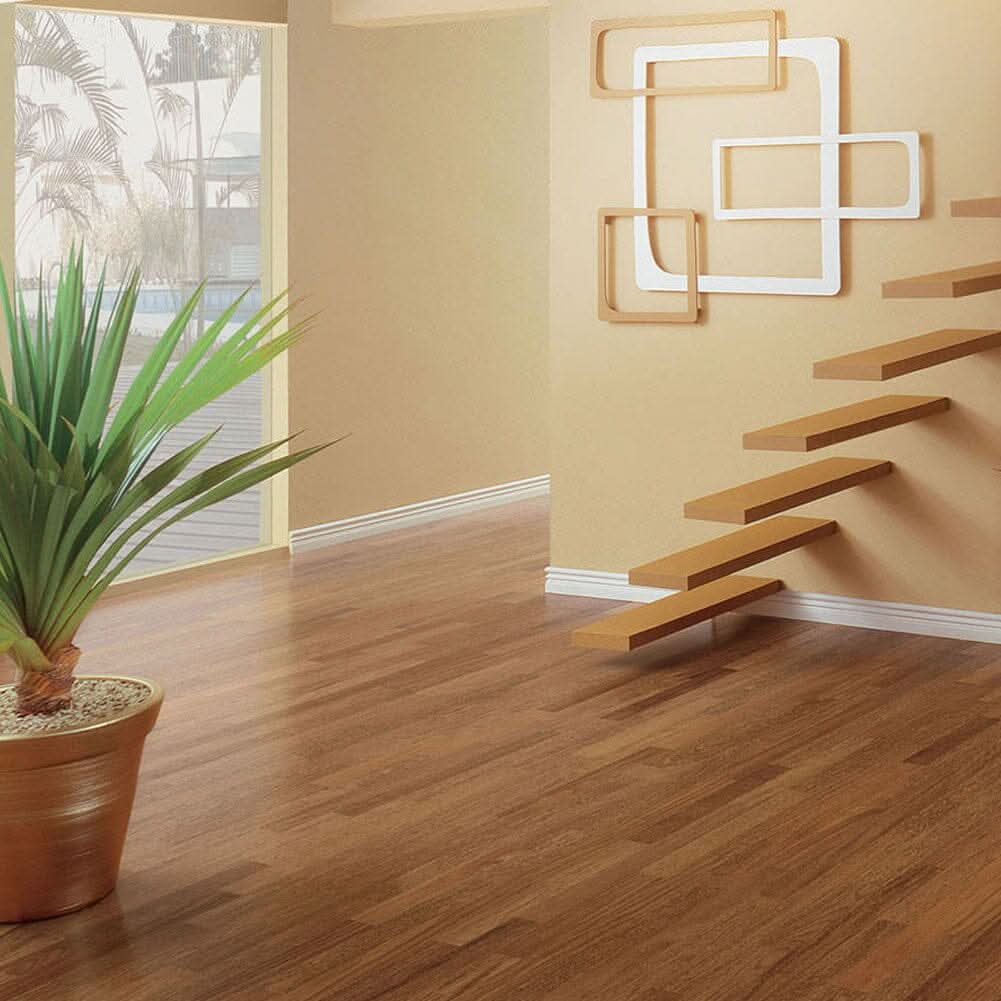 36/72Pcs Modern PVC Wood-Look Peel and Stick Floor Tiles