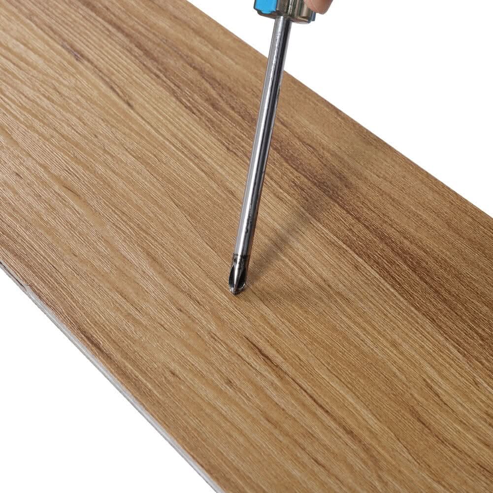 36/72Pcs Modern PVC Wood-Look Peel and Stick Floor Tiles