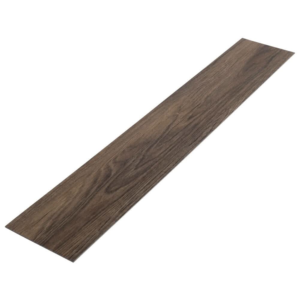36/72Pcs Modern PVC Wood-Look Peel and Stick Floor Tiles