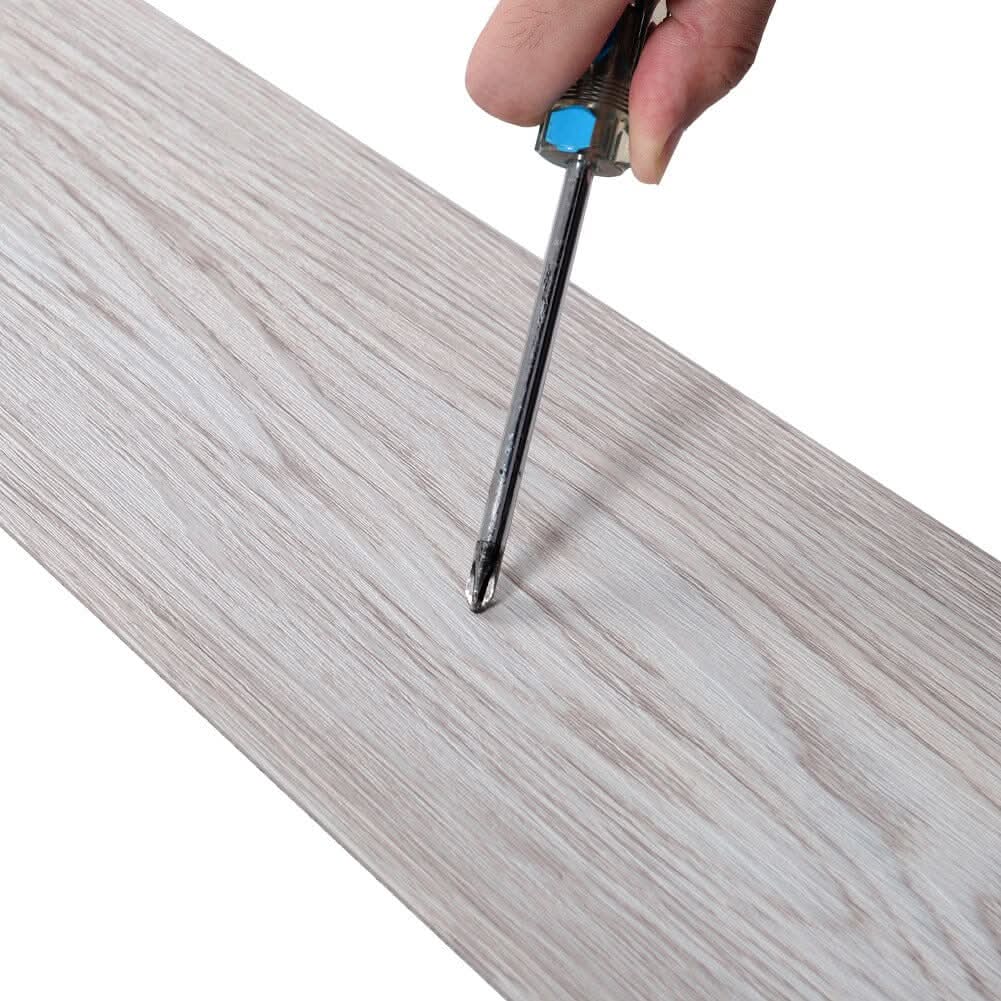 36/72Pcs Modern PVC Wood-Look Peel and Stick Floor Tiles