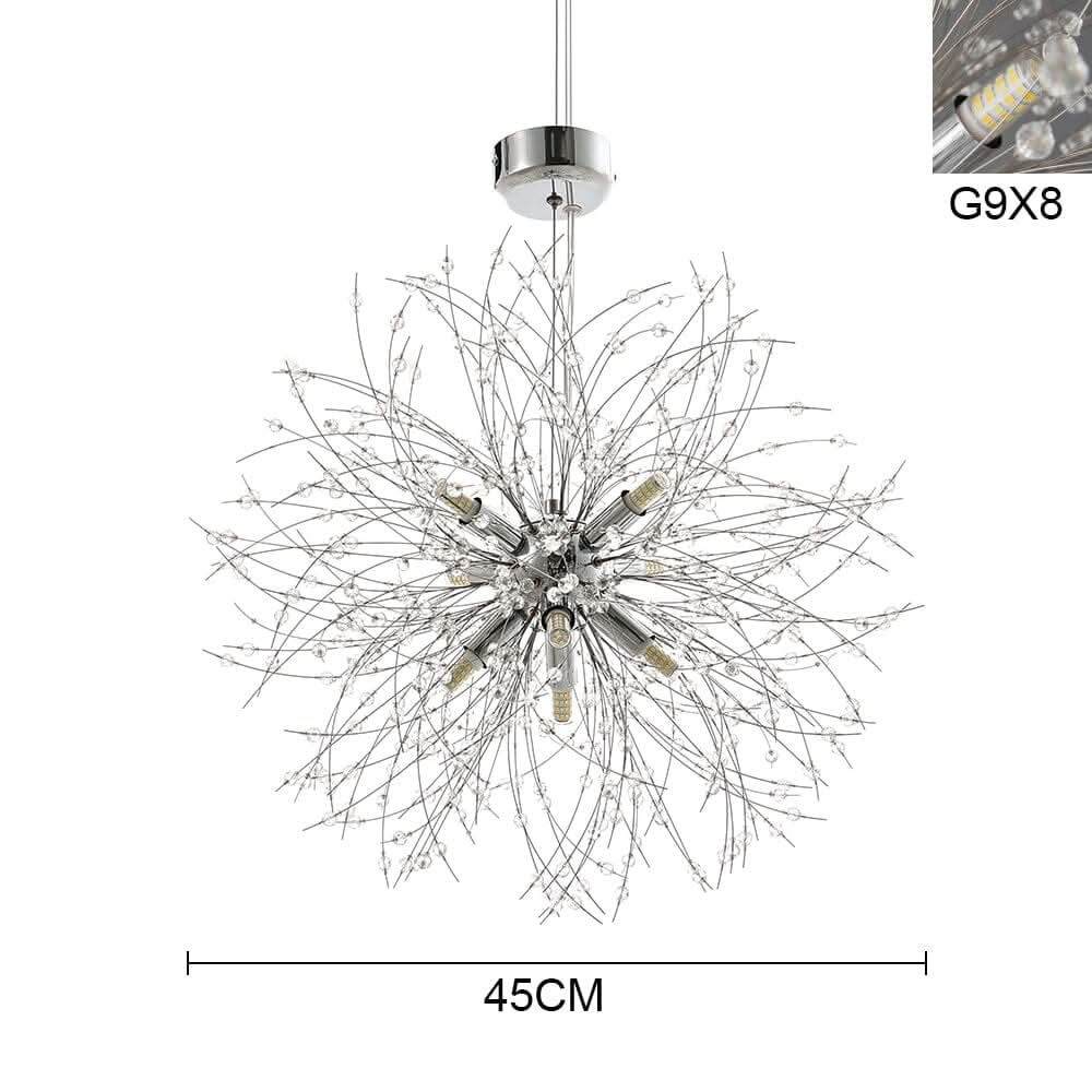 8 Light Holders Sputnik Hanging Pendant Light