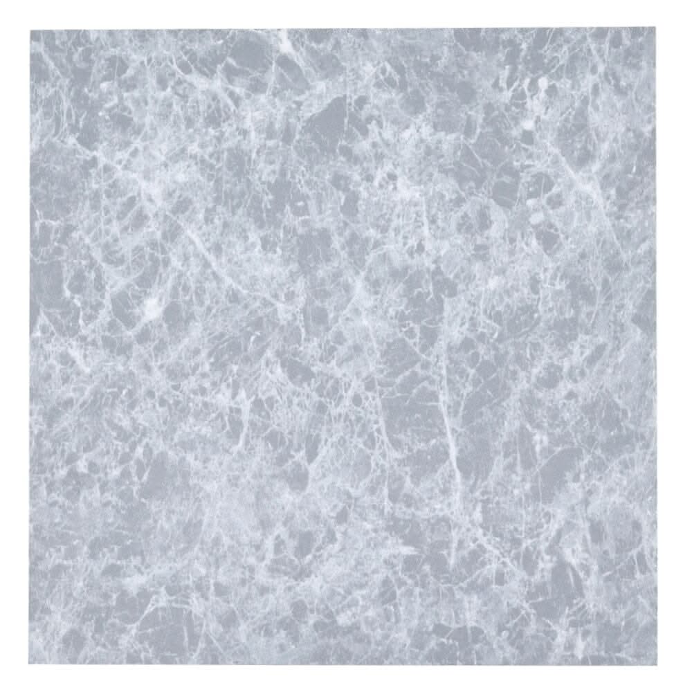 24/48Pcs White Square Stone Effect Floor Tiles