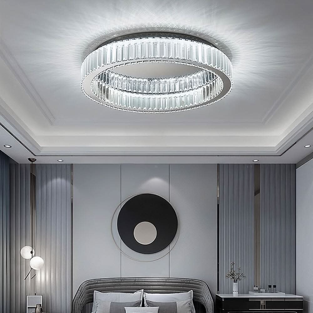 50cm Dia Modern Round Crystal Ceiling Light