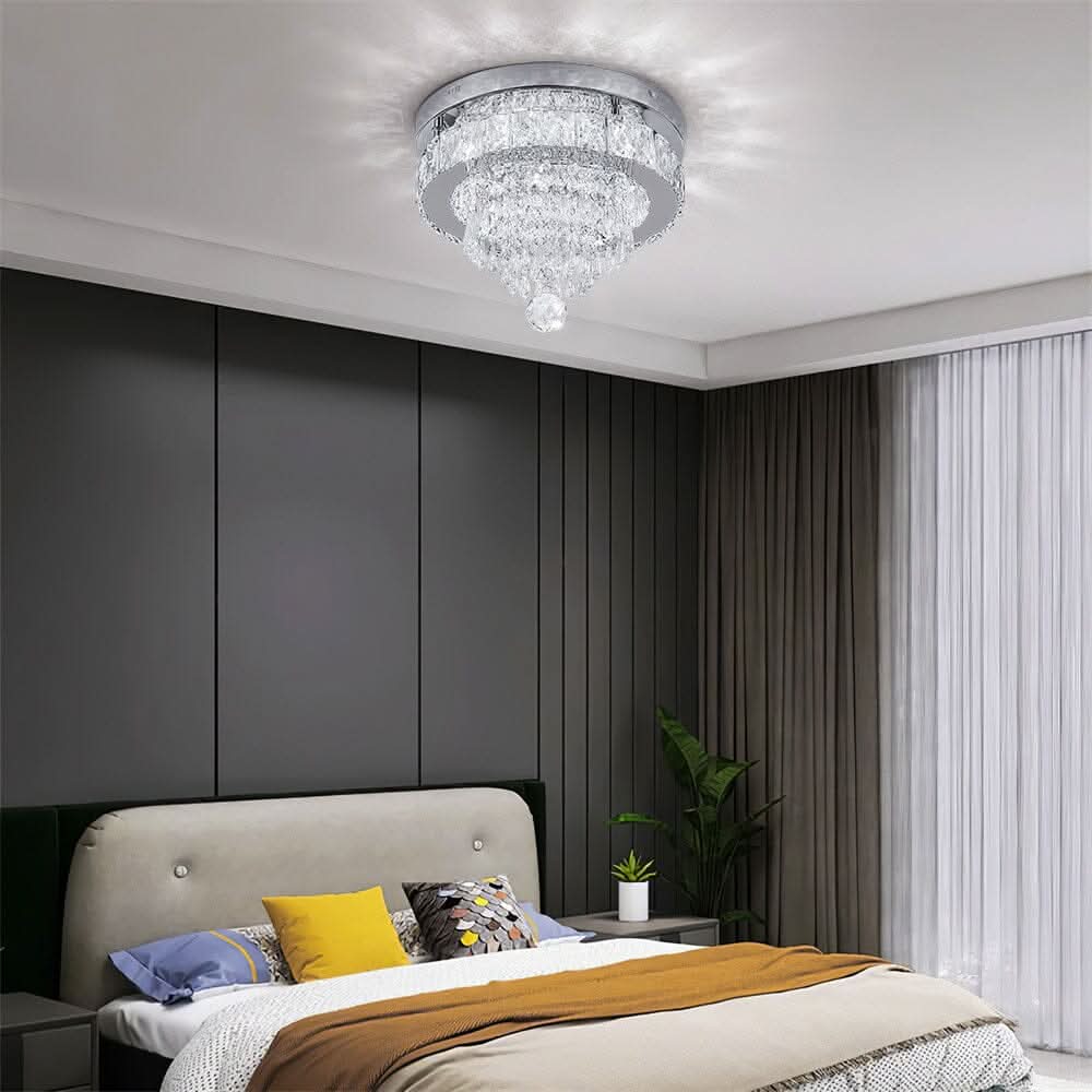 Elegant Crystal Round Ceiling Light