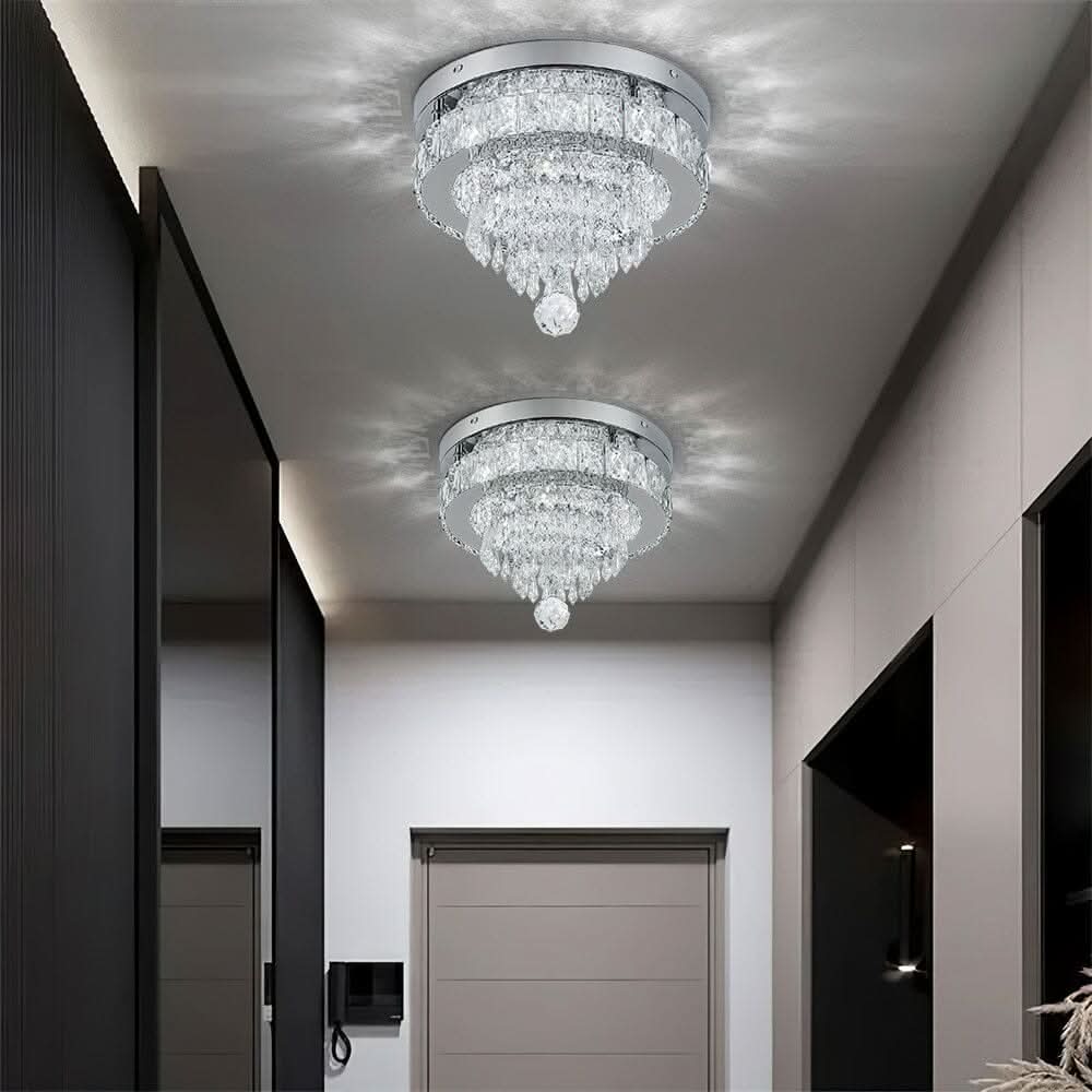 Elegant Crystal Round Ceiling Light