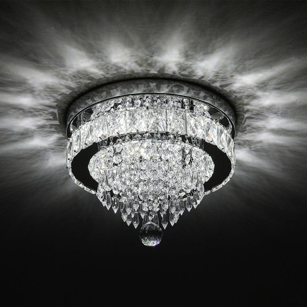 Elegant Crystal Round Ceiling Light