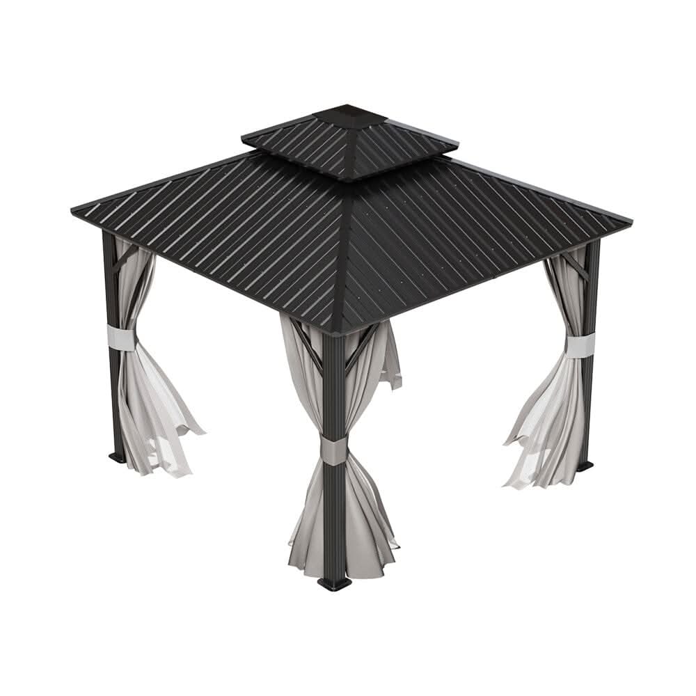 10×10ft/10×12ft Hardtop Patio Gazebo