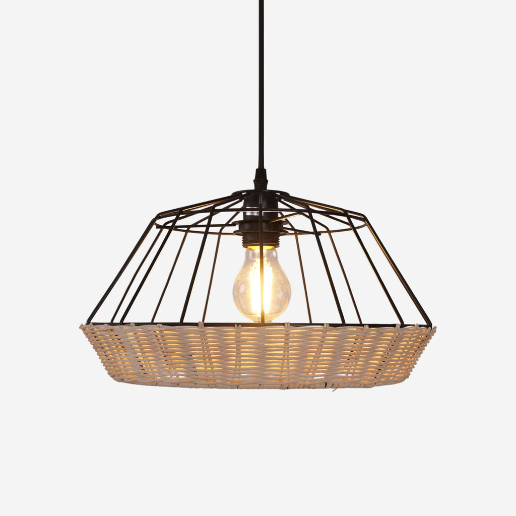 Glyph-Lightsin Geometric Bamboo Pendant Light for a Touch of Natural Modernity