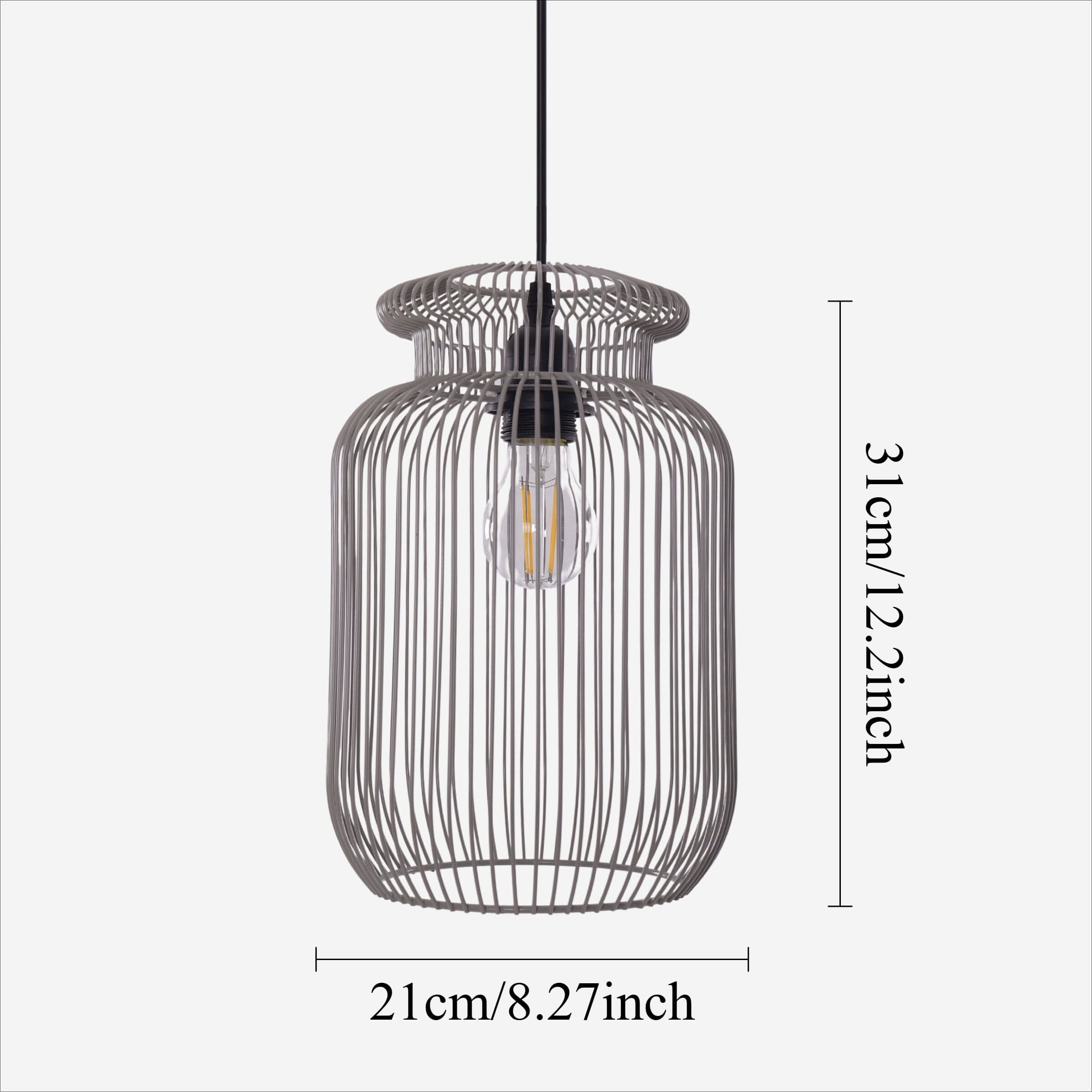 Glyph-Lightsin Sleek Modern Grey Iron Pendant Light for Home Decor
