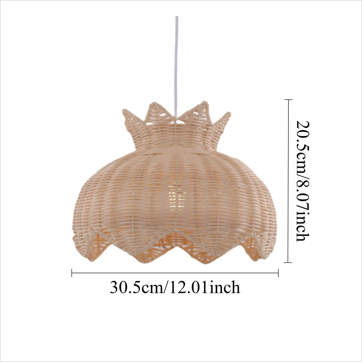 Lightsin Handwoven Paper Rope Pendant Light for a Natural & Cozy Ambiance