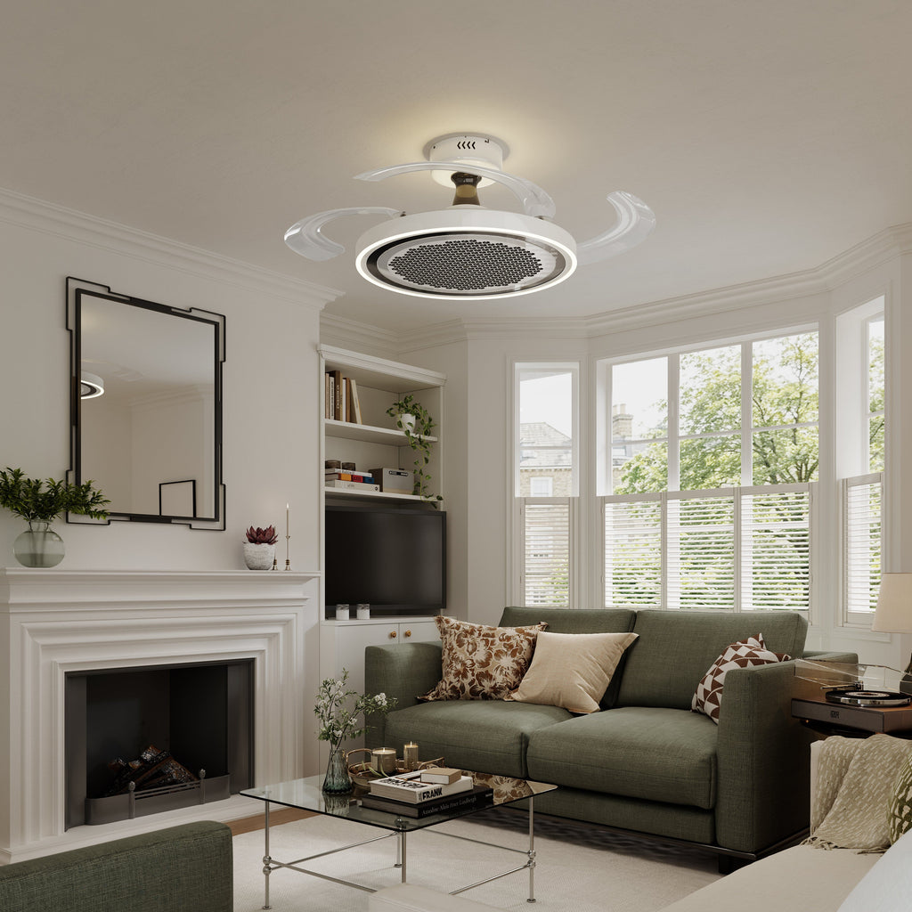 Lightsin 48 Inch Ceiling Fan with Timer and Reversible Motor