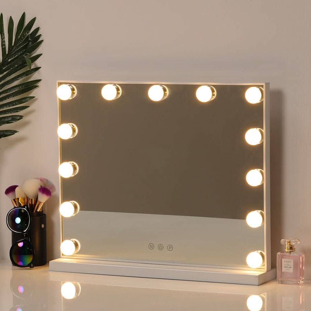 52cm W Fashion Vanity Hollywood Mirror with LED Light & Touch Dimmable Bulb