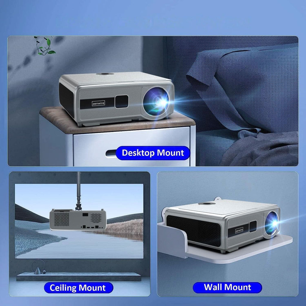 4.6 inch W Grey  4K Smart Projector