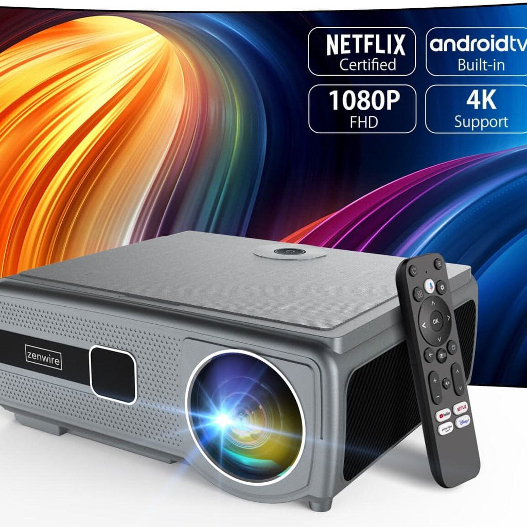 4.6 inch W Grey  4K Smart Projector