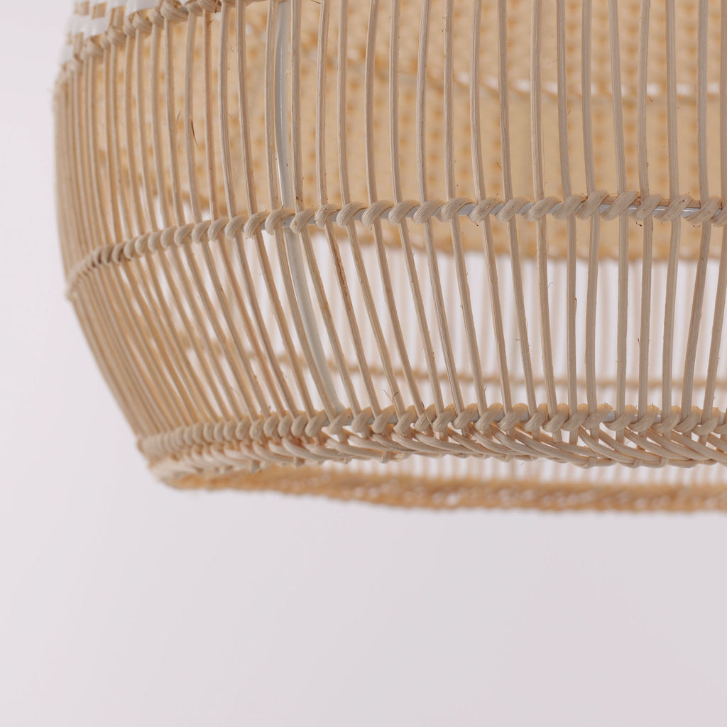 Cella-Lightsin Handwoven Rattan Pendant Light for Kitchen and Boho-Style Interiors