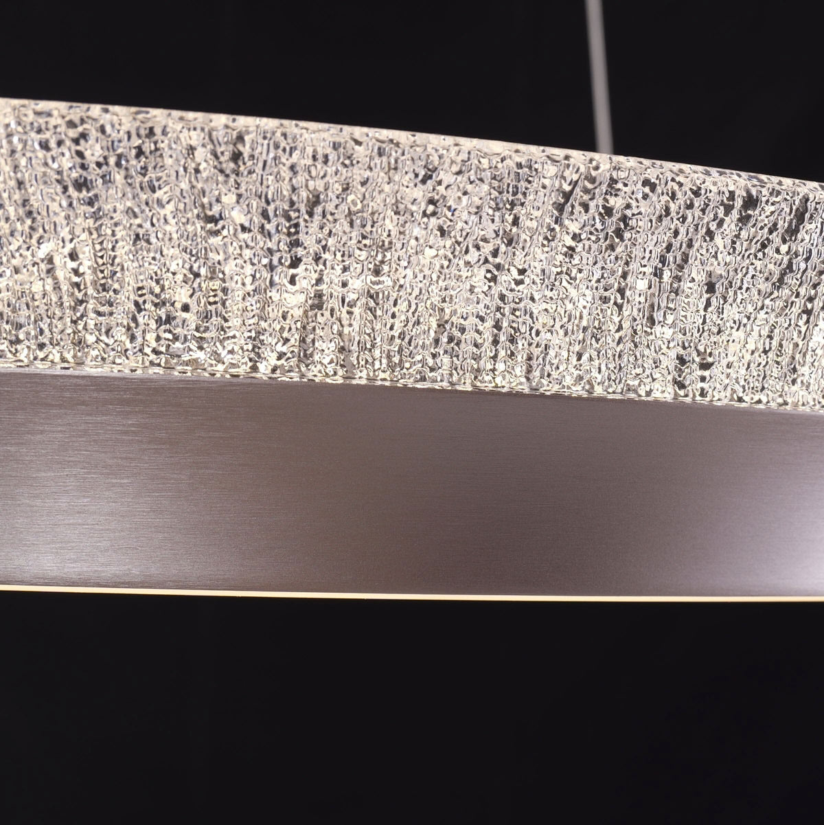 Lightsin Elegant Crystal Ring Chandelier Premium Pendant Light