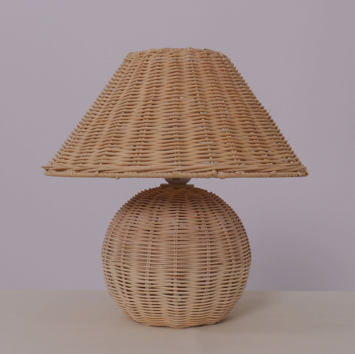Lightsin Bohemian Rattan Table Lamp Handcrafted Natural Lighting