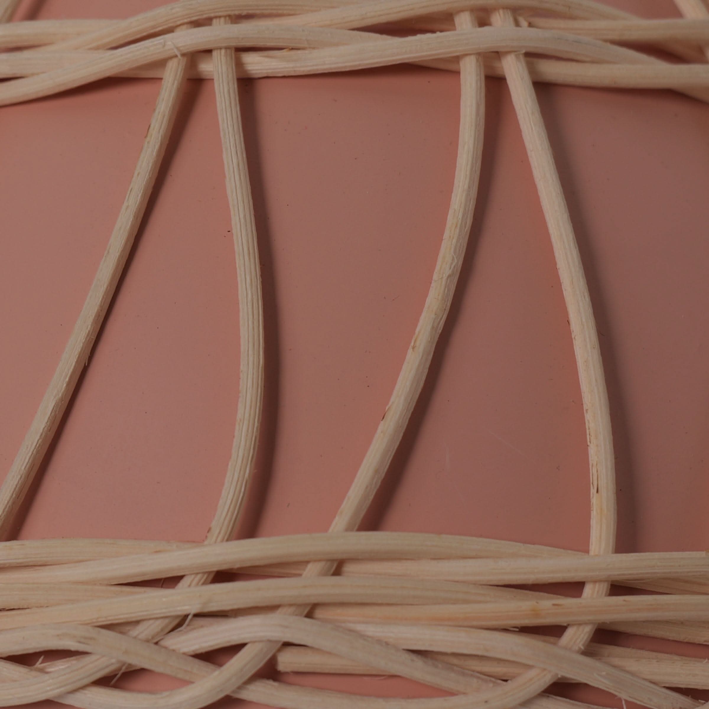 Lightsin Modern Rattan Pendant Light Available in Grey, Pink, and White