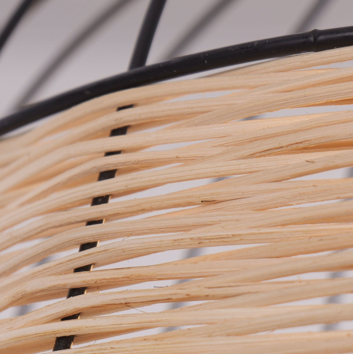 Lightsin Modern Rattan Pendant Light Available in Grey, Pink, and White