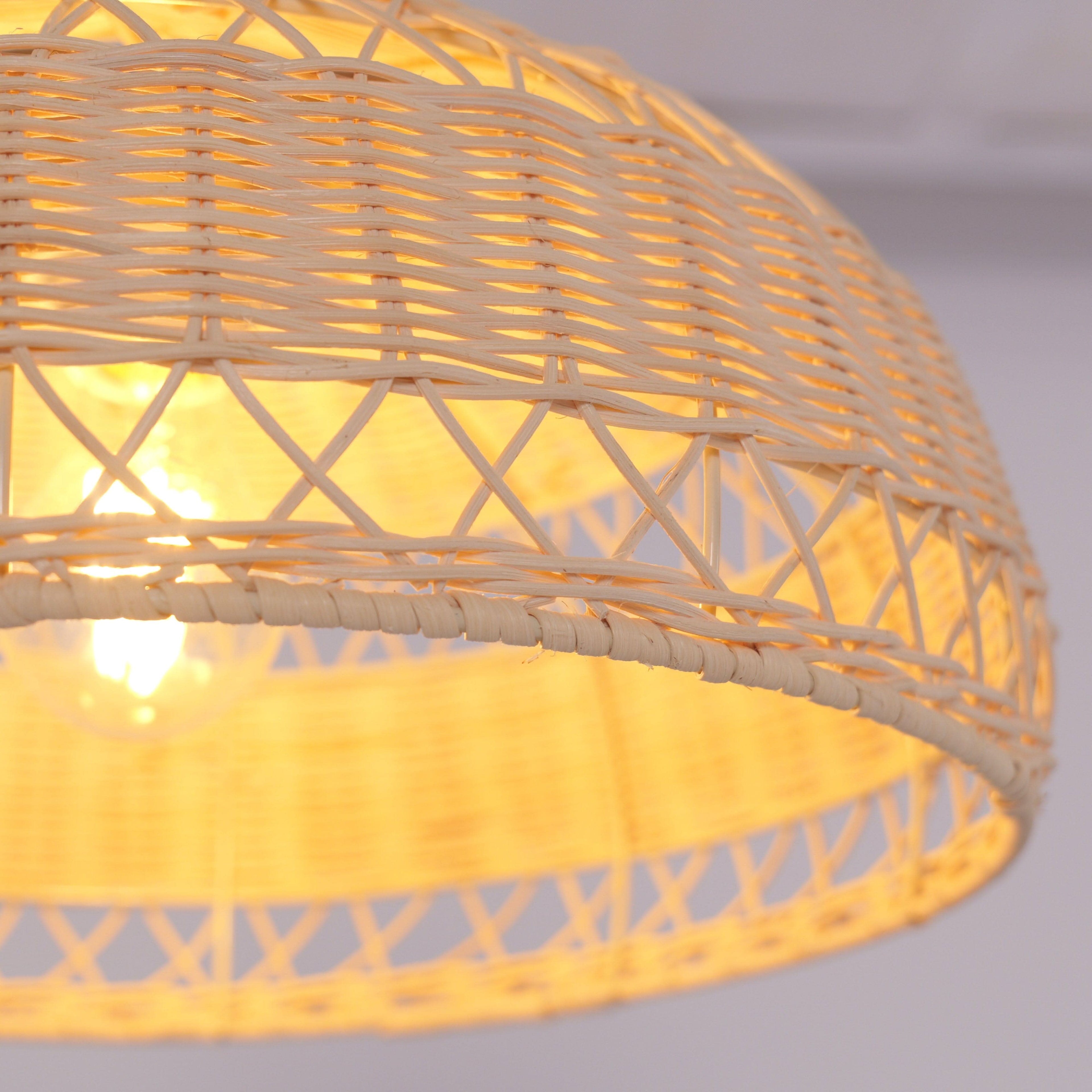 Lightsin Cella-Minimalist Bamboo Cone Ceiling Light