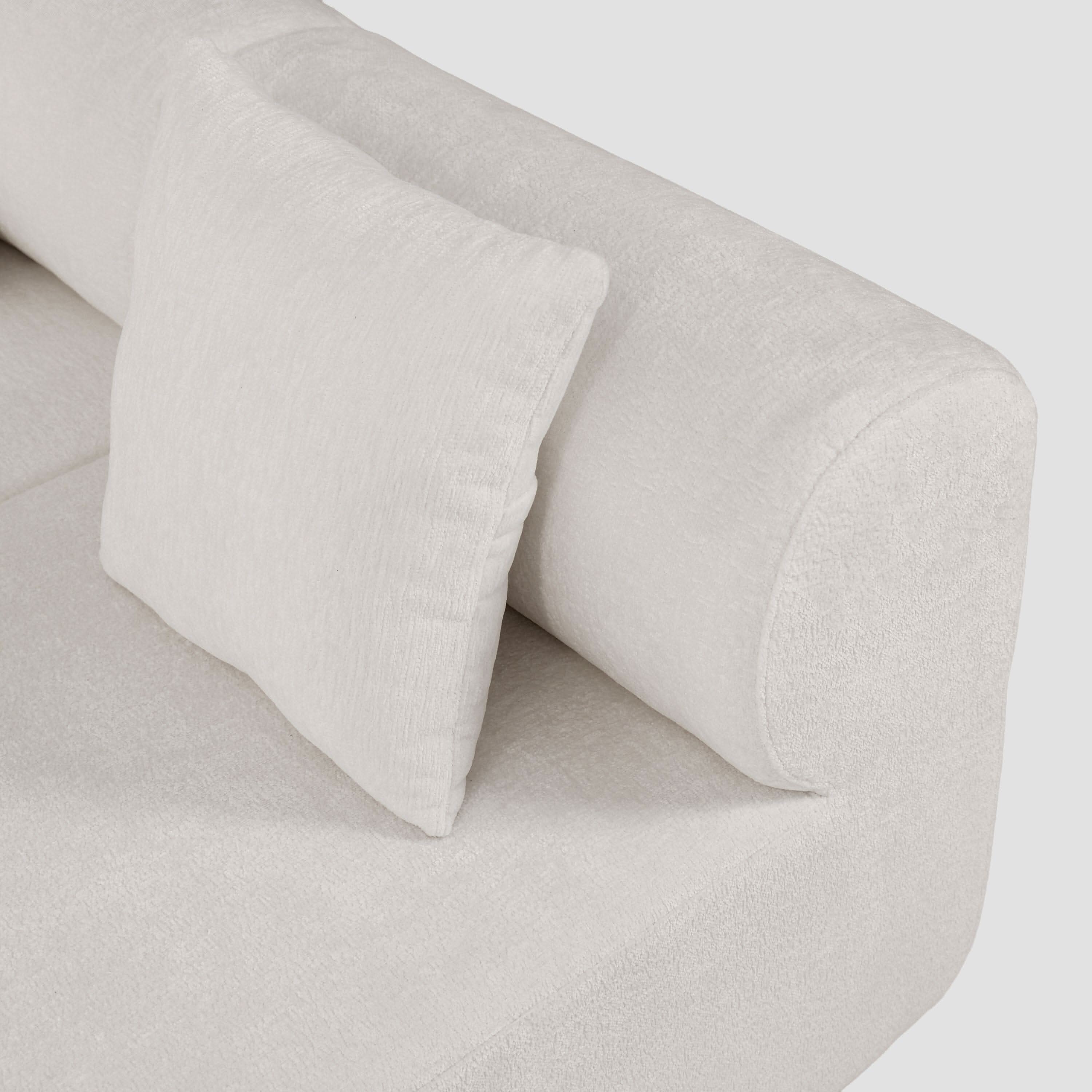 The Plump Modular Bouclé Sofa with Integrated Storage