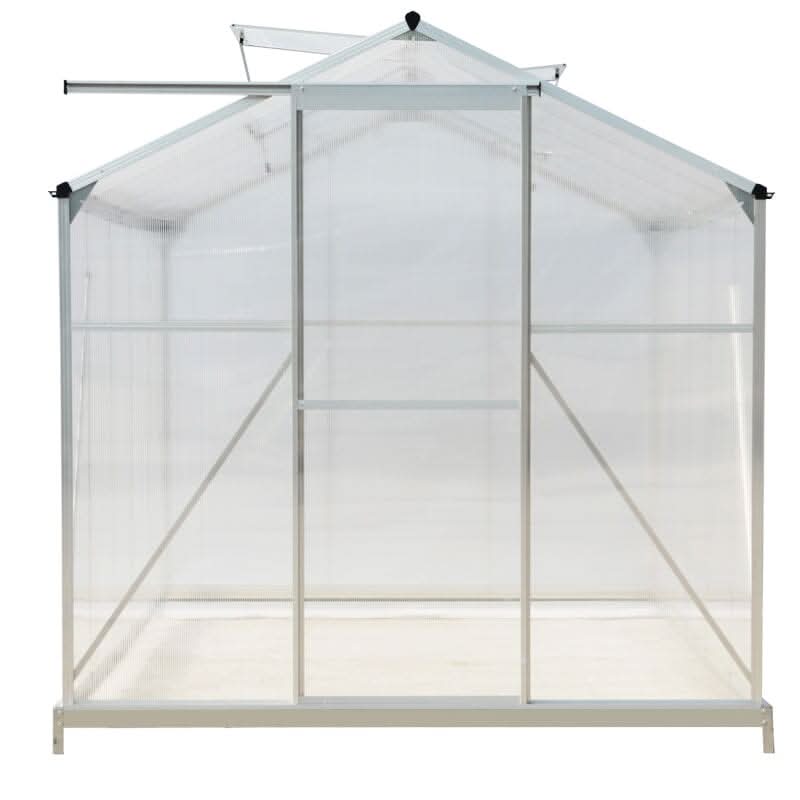 Aluminium Hobby Greenhouse with Window Opening
